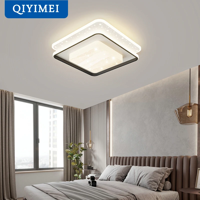 

Bedroom lamps LED Chandeliers living room kitchen Study lamp Indoor lighting White black led lights home decoration fixtures