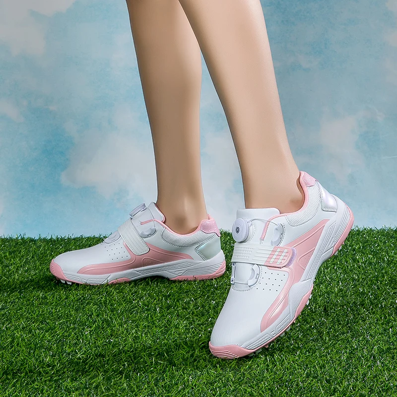 2023 New Women's Golf Shoe Outdoor Professional Golf Shoe Women's Comfort Training Shoe Women's Grass Walking Shoe