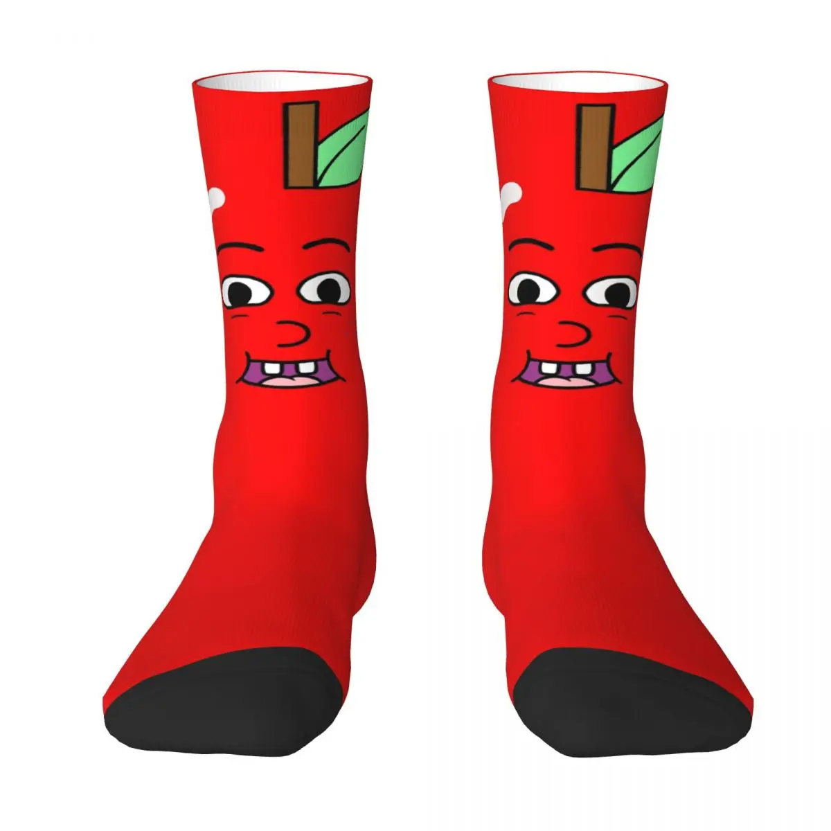 

Apple And Onion Socks Harajuku High Quality Stockings All Season Long Socks Accessories for Man's Woman's Birthday Present