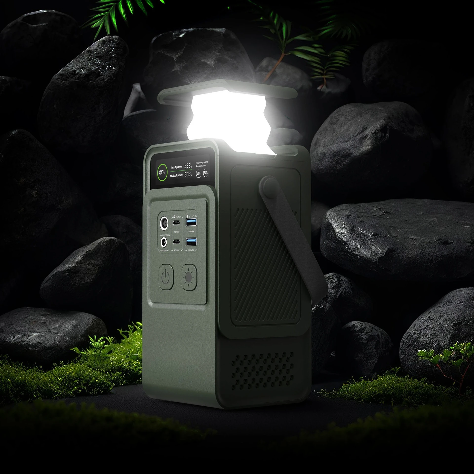 Batteria PowerBank LiFePo4 per centrale elettrica portatile da 200 W 60000 mAh Alimentatore portatile esterno Alimentatore di emergenza - Image 4