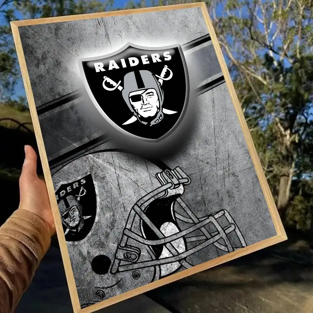 Cool Boy Rugby Raiders Waterproof Wall Art Sticker - Vintage Room Decor High Quality Print Gift