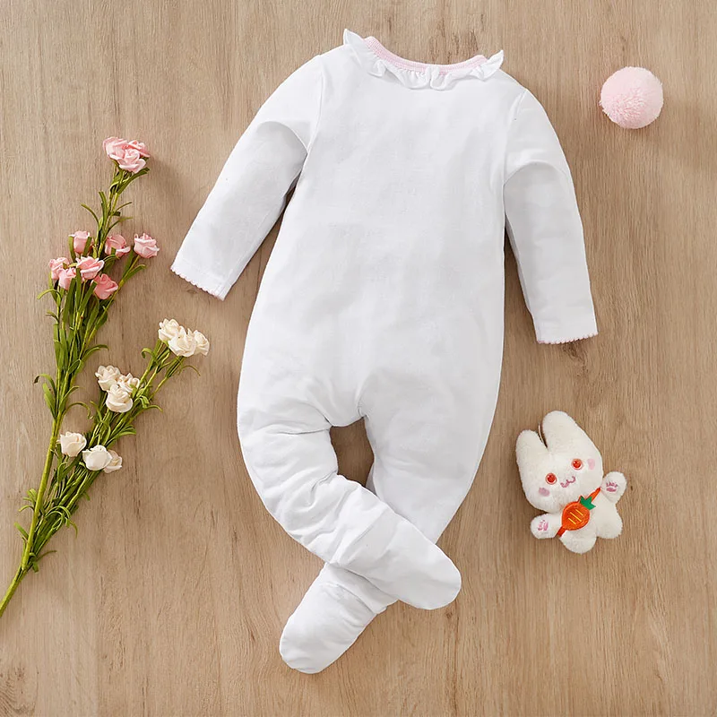 Tutina neonato cotone 0-1 mese Piccolo mio coniglietto azzurro