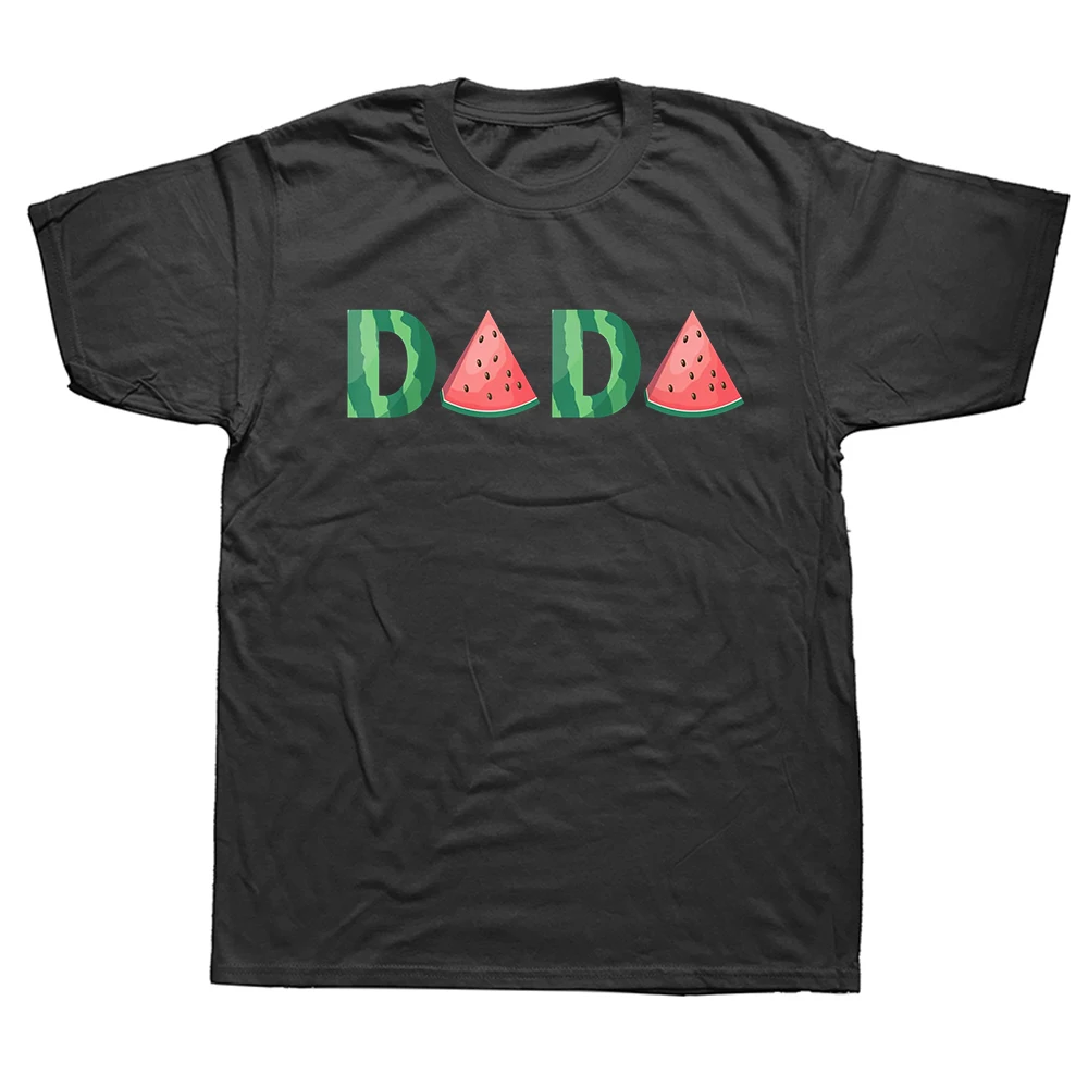 

Dada Watermelon Funny Father's Day T Shirts Graphic Cotton Streetwear Short Sleeve Birthday Gifts Dad Papa T-shirt Mens Clothing