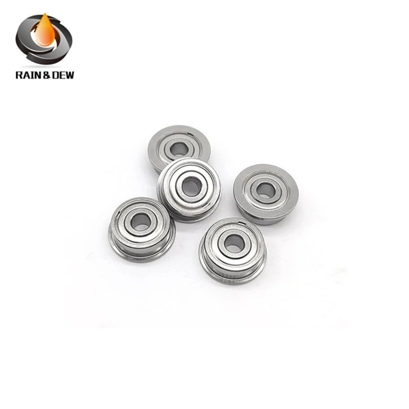 Flange Bushing Ball Bearings 10PCS F623ZZ 3X10X4 mm Bearing F604ZZ F605ZZ F606ZZ F608ZZ F623ZZ F624ZZ F625ZZ F626ZZ F635ZZ