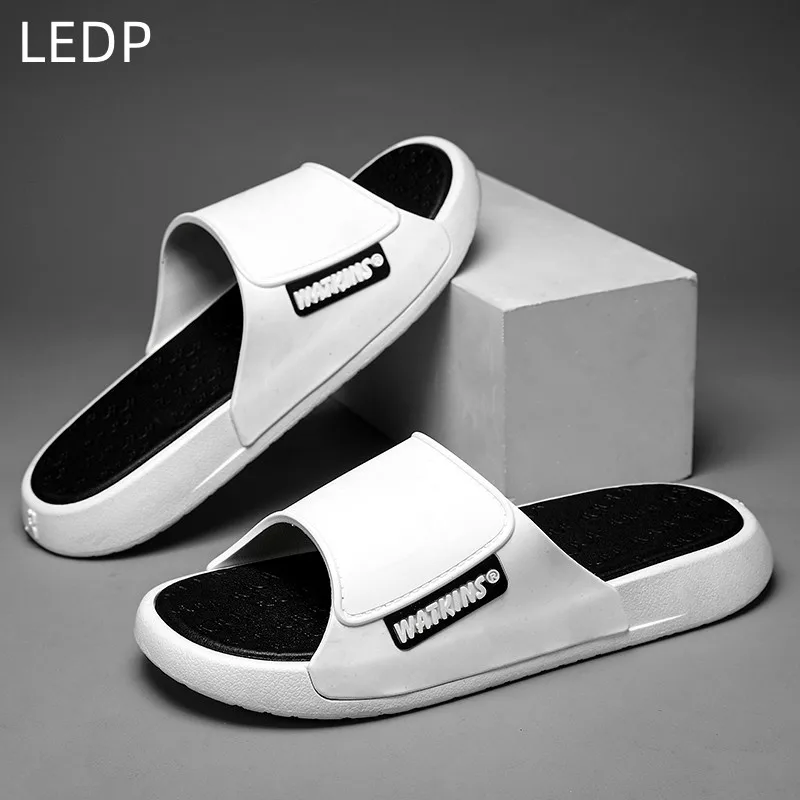 

2023 Summer New Men's Slippers Couple Non-slip Home Outdoor Flip-flops Sandals Light and Comfortable Trendy All-match Non-slip