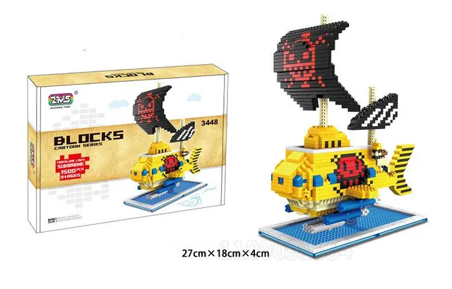 어린이 빌딩 블록 장난감, 작은 입자 빌딩 블록, 해적선 시리즈 스플라이스 장난감, 어린이 선물, 원피스 신제품