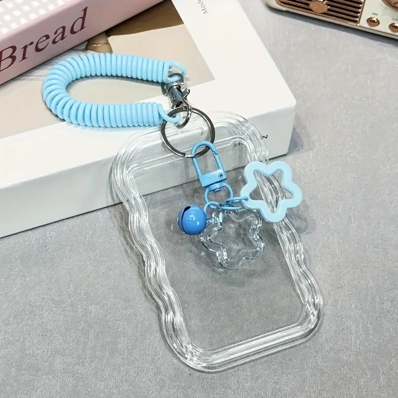 Retractable ID Holder with Keychain & Wrist Strap - Secure & Stylish Card Accessory