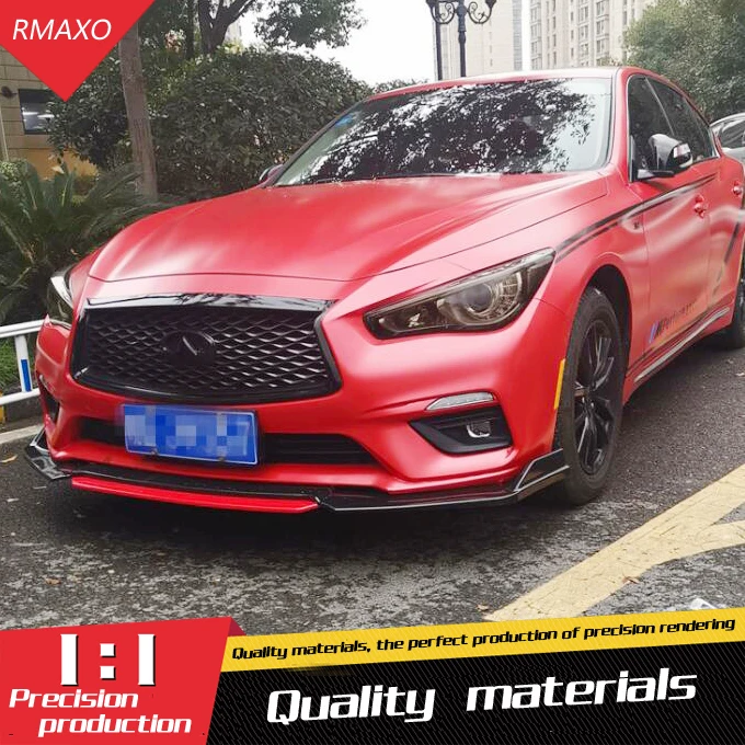 For Infiniti Q50 Front Shovel Body Kit Spoiler 20142018 Infiniti Q50s