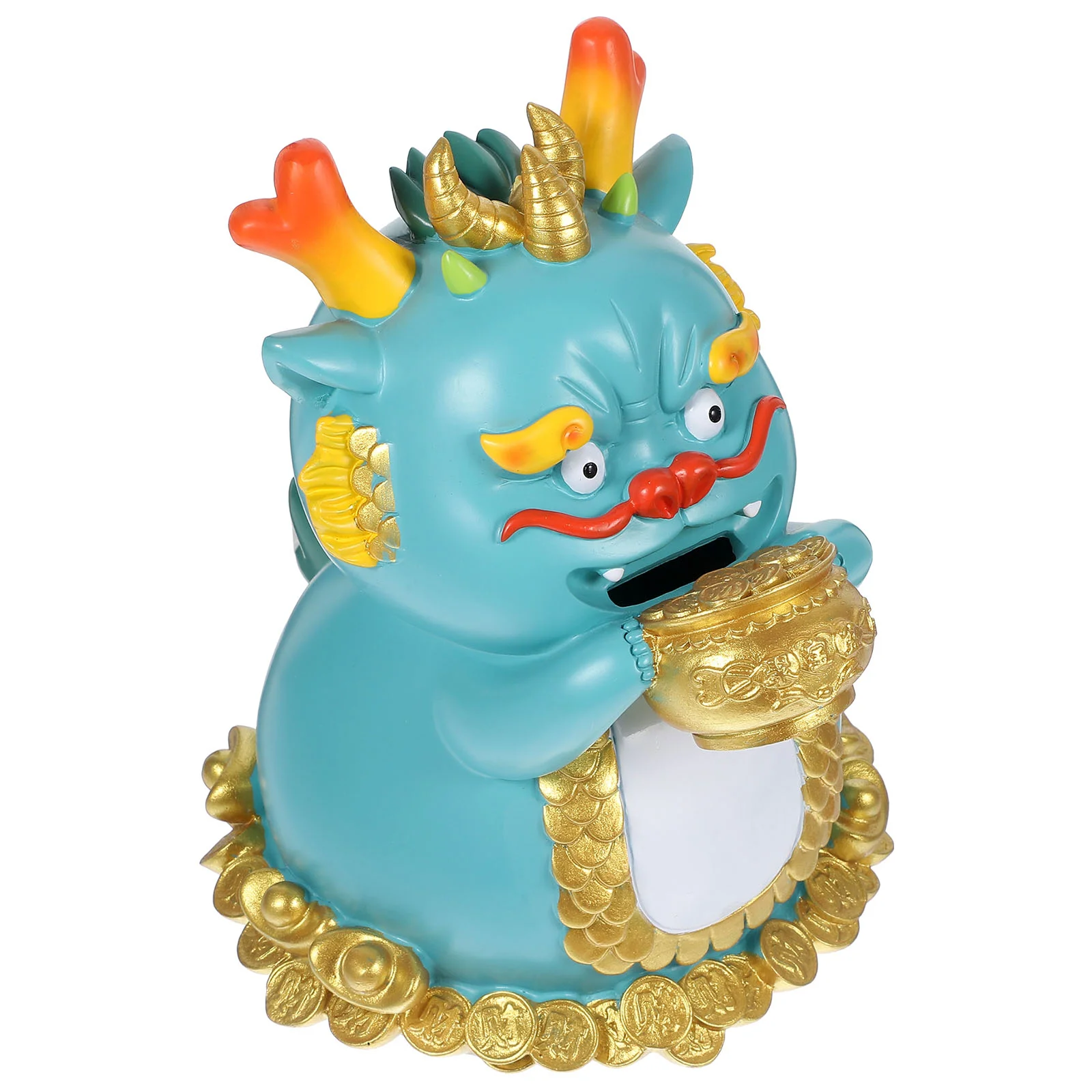 

Piggy Bank Cartoon Resin Dragon Piggy Bank Chinese Zodiac Dragon Coin Bank