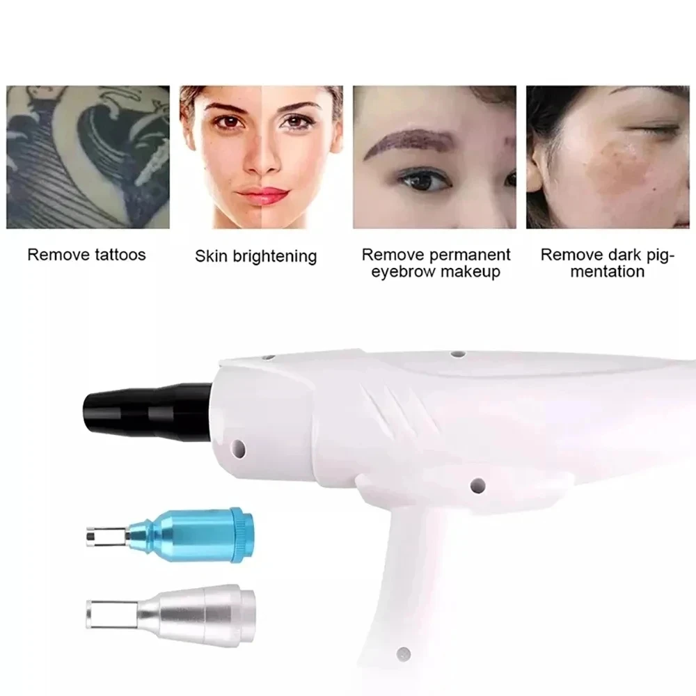 Best Sellers Laser Beauty Machine Portable Q-switch ND YAG Laser Tattoo Removal Pigmentation Removal Carbon Peeling Machine