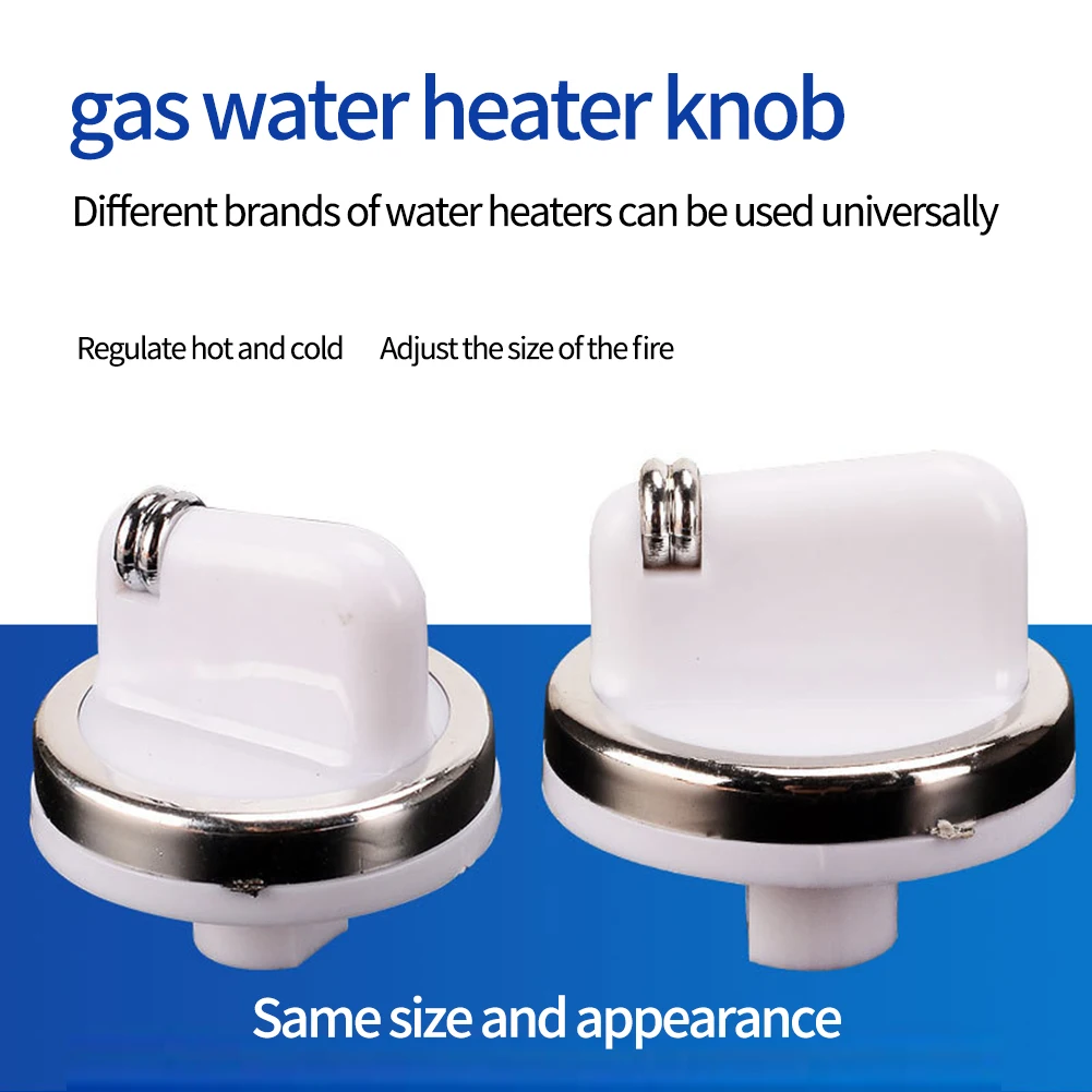 Gas Stove Control Knob Switch Adjustment Knob Handle Water Heater Burner Replacement Accessories Universal White Plastic