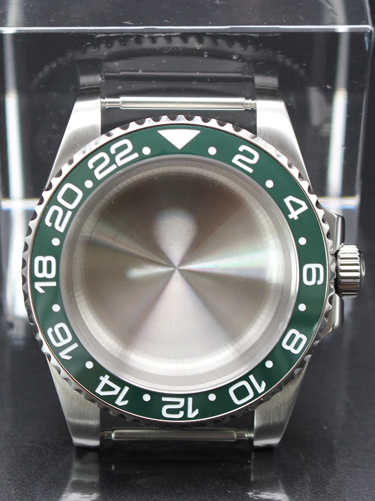 Premium 40mm Waterproof Watch Case with Ceramic Bezel Insert