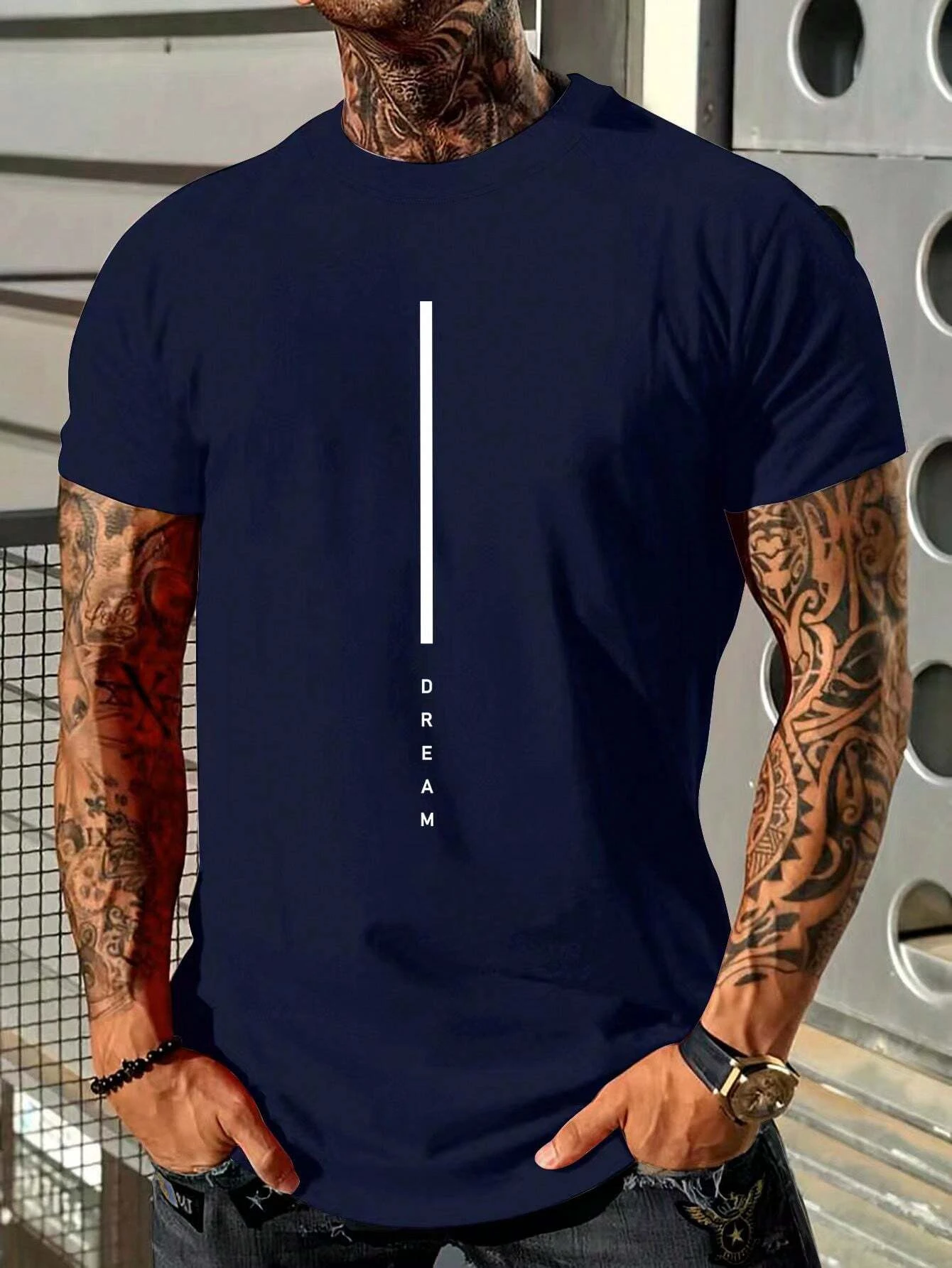 Men's premium Chasing the dream cotton t-shirt