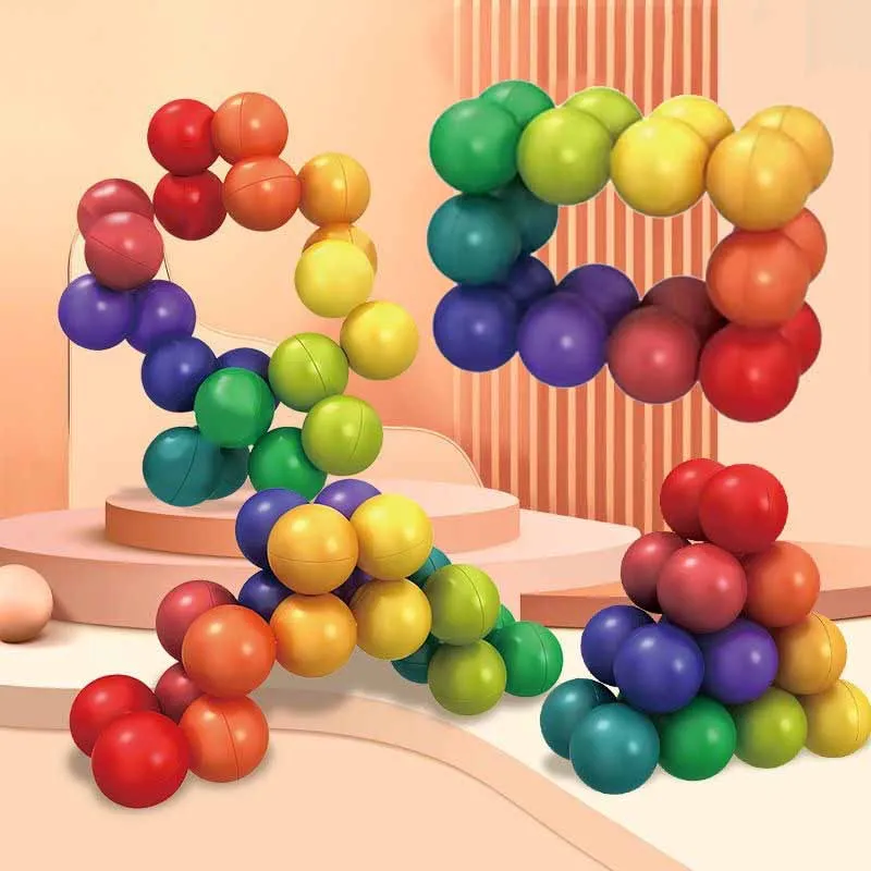 

Sensory Fidget Stress Toys Learning Education Toys Rainbow Art Balls Classroom Toys Creative Preschool Learning Activities Gifts