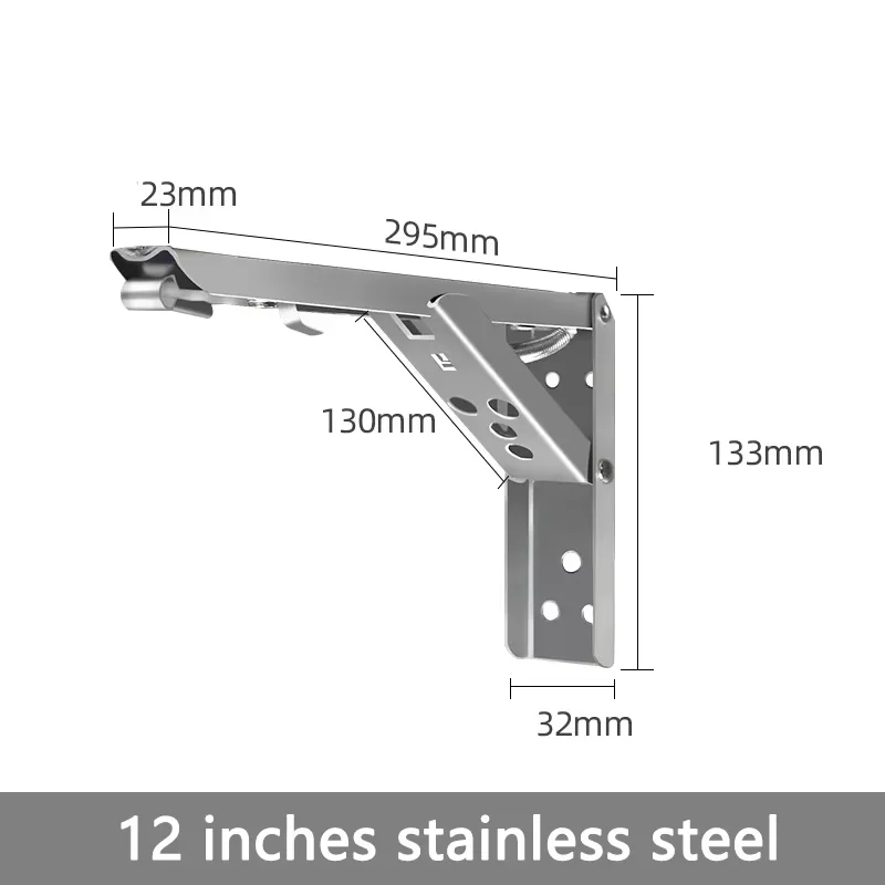 Triangular Folding Heavy Duty Metal Shelf Bracket