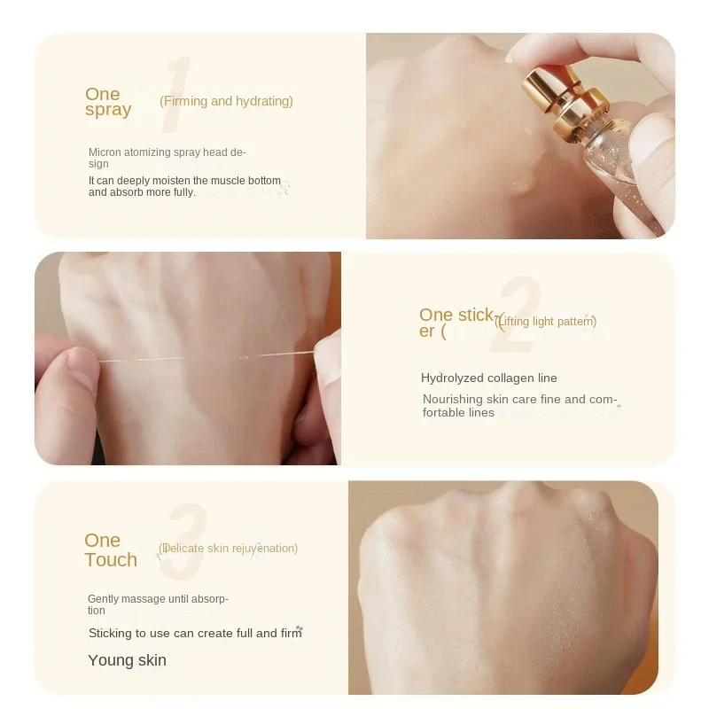 Soluble Face 24K Gold Protein Threads Facial Essence Protein lines Gold Silk Wire Face Serum To Increase Skin Elasticity 6
