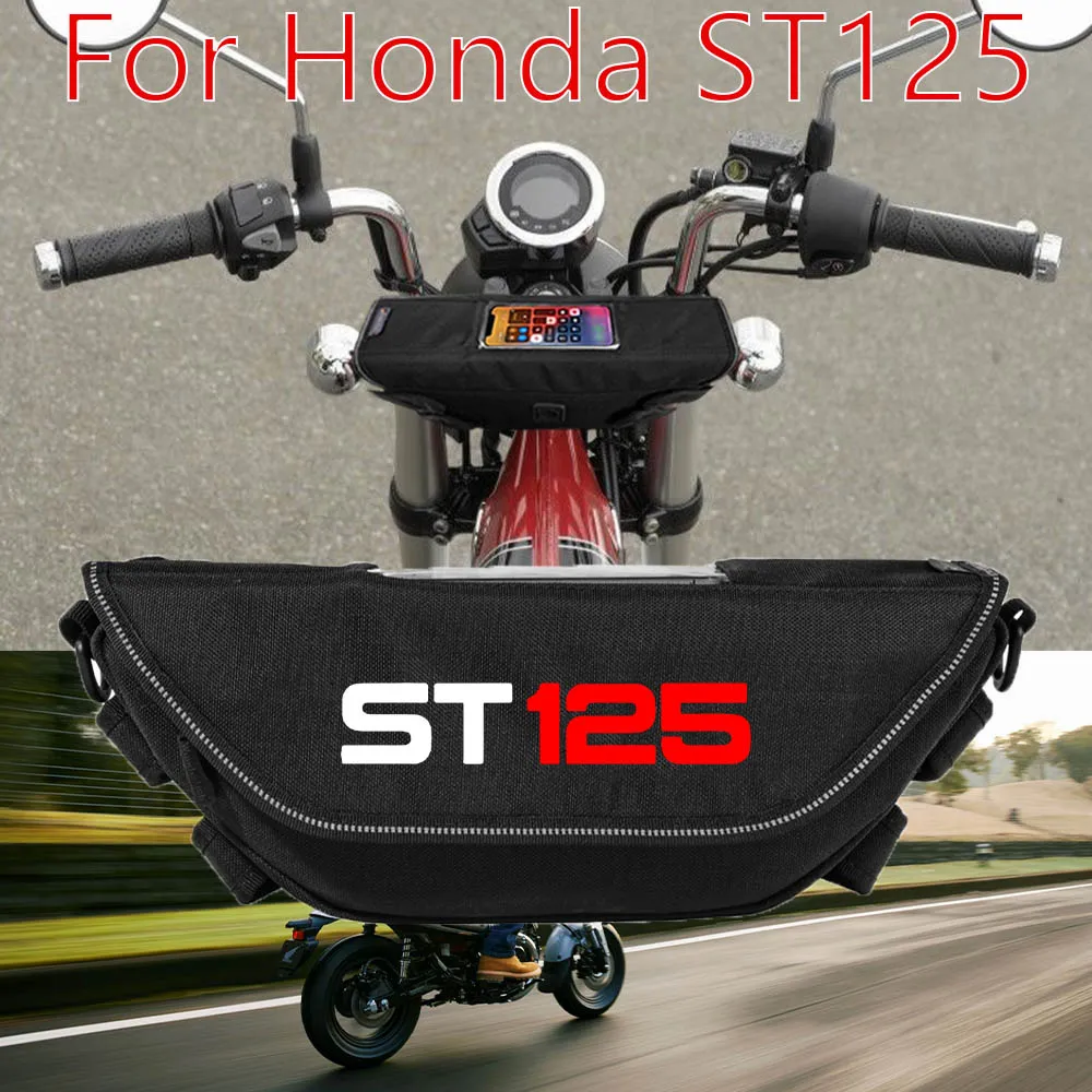 

For Honda DAX st125 ST 125 Motorcycle accessory Waterproof And Dustproof Handlebar Storage Bag navigation bag