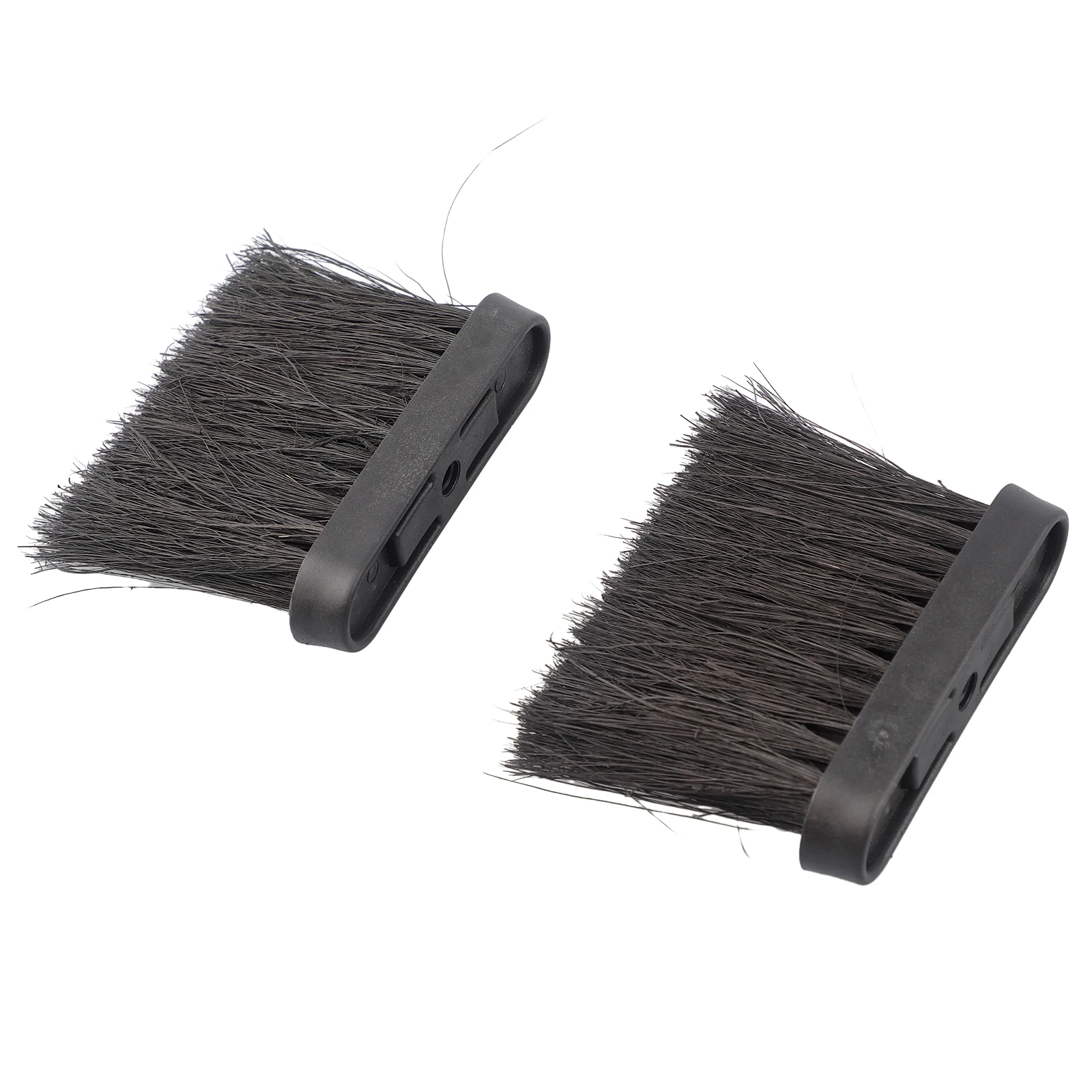 Hearth Brushes Fireplace Brush Black Spare Parts 2Pcs Accessories Companion Fire Tools Head Refill Replacement