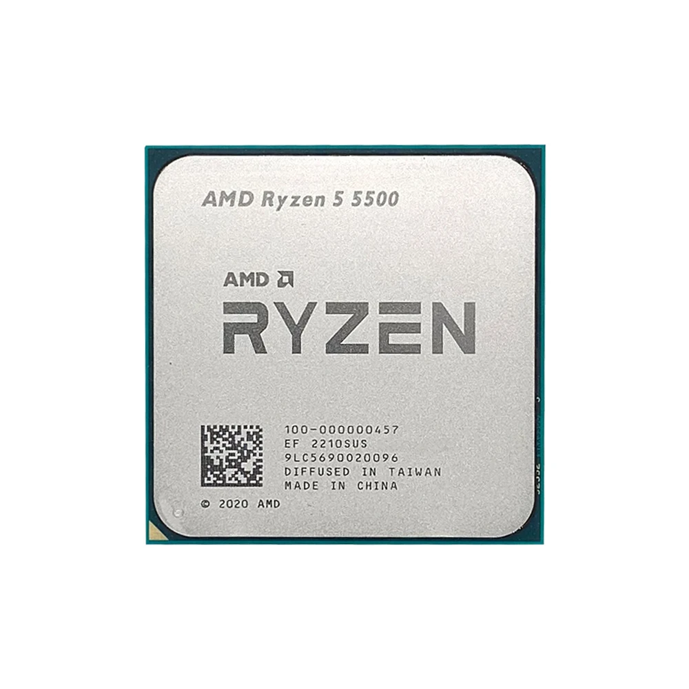 AMD Ryzen 5 5500 R5 5500 3.6GHz Six-Core Twelve-Thread CPU Processor 7NM  65W L3=32M 100-000000457 Socket AM4 NO FAN - AliExpress