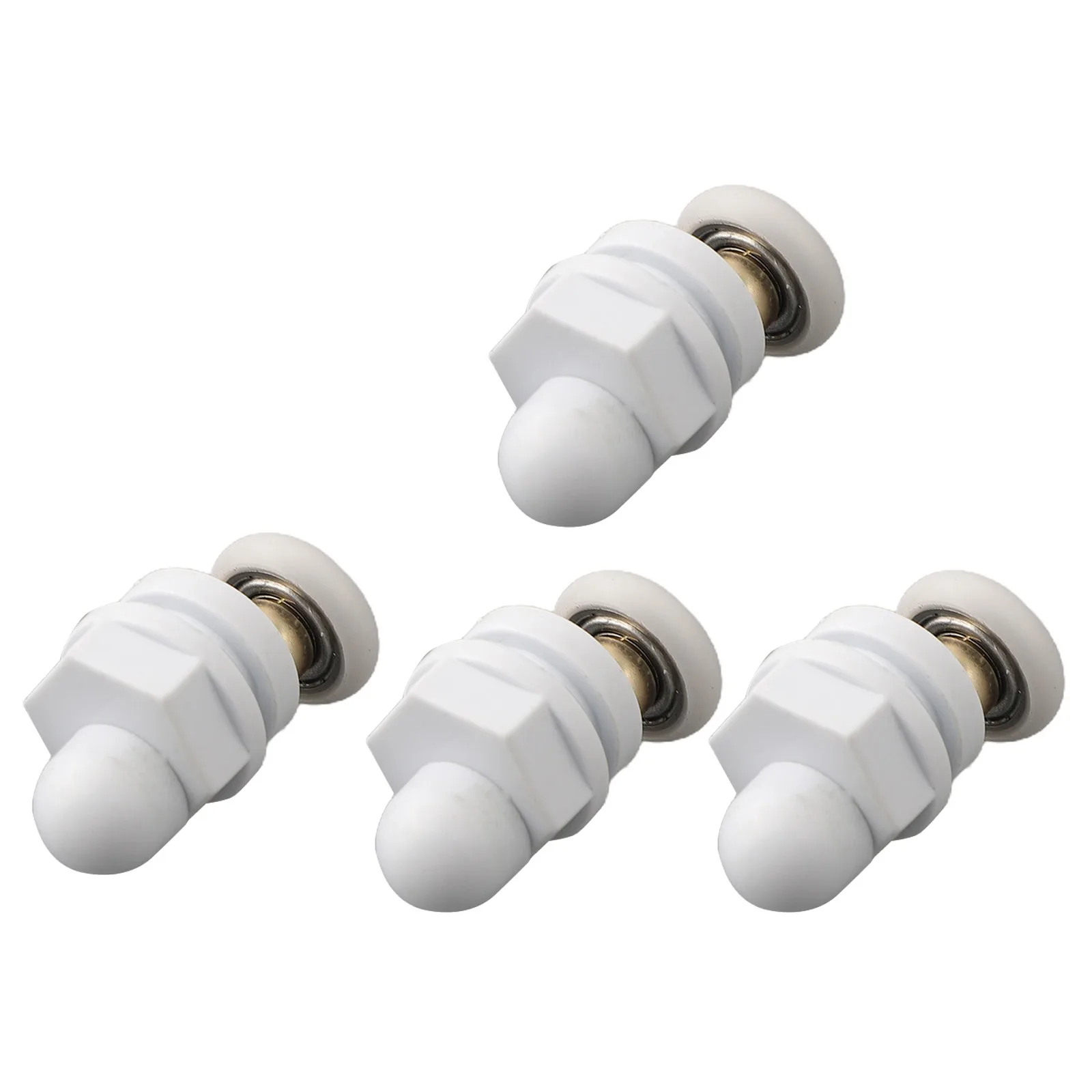 Durable Shower Door Rollers Shower Wheels 23mm 25mm 27mm 29mm Steam Cabin Enclosures Wheel Diameter: 19mm 15-17 Hole Size