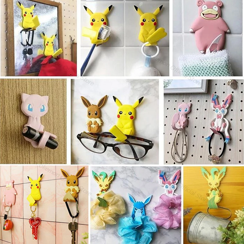 Self Adhesive Towel Wall Hook Wall Adhesive Hook Kitchen Pokemon