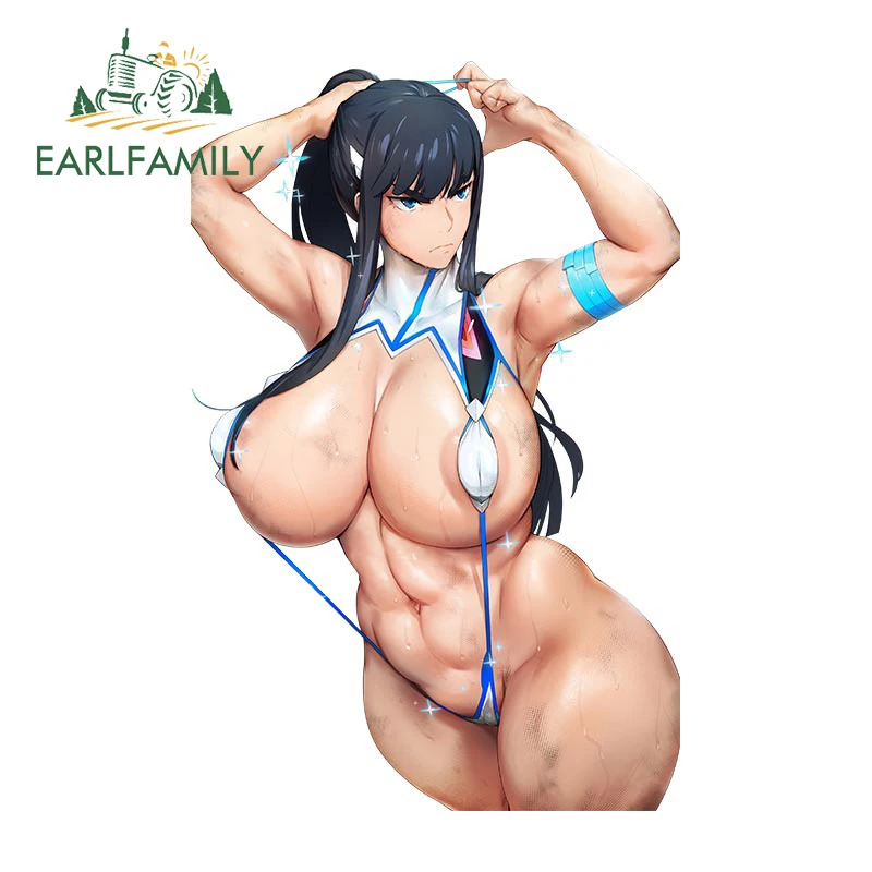 

EARLFAMILY 13 см x 8,5 см для Kiryuuin Satsuki окклюзия устойчивое к царапинам ветровое стекло водонепроницаемые наклейки на окна фургона JDM украшение