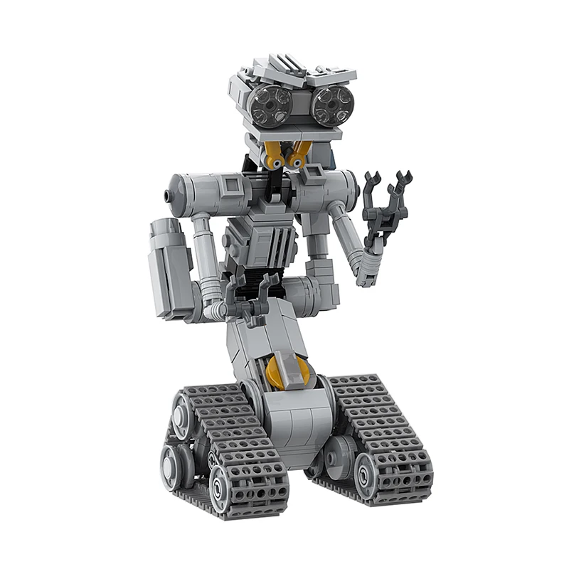 Moc Film Court-circuits Militaire Émotionnel Robot Bloc de construction Set  pour Astroed Robots Johnnyed 5 Modèle Brique Jouet Enfants Cadeau