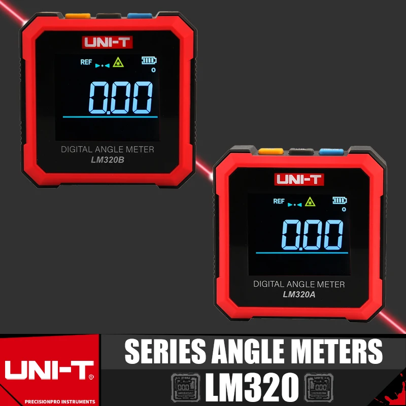 

Электронный угломер UNI-T LM320A LM320B, конический цифровой транспортир, магнитный Инклинометр с подсветкой