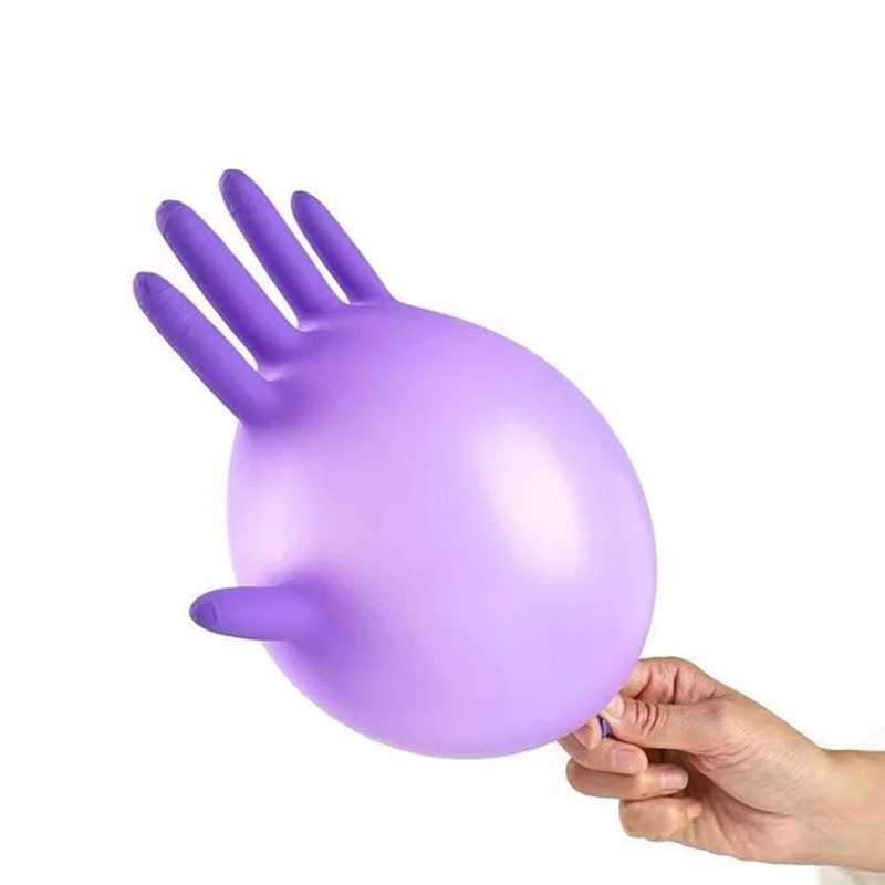Disposable Gloves Dishwashing Gloves Nitrile Gloves Cleaning Gloves Garden Work Gloves Horticultural Gloves 50/100PCS Purple Nitrile Gloves Latex Free Disposable Gloves for Cleaning Mechanic Work Kitchen Dishwashing Garden Beauty Tattoo