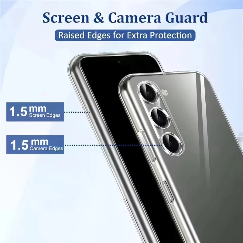 Transparent Soft Phone Case - Practical, Flexible, and Concise Design