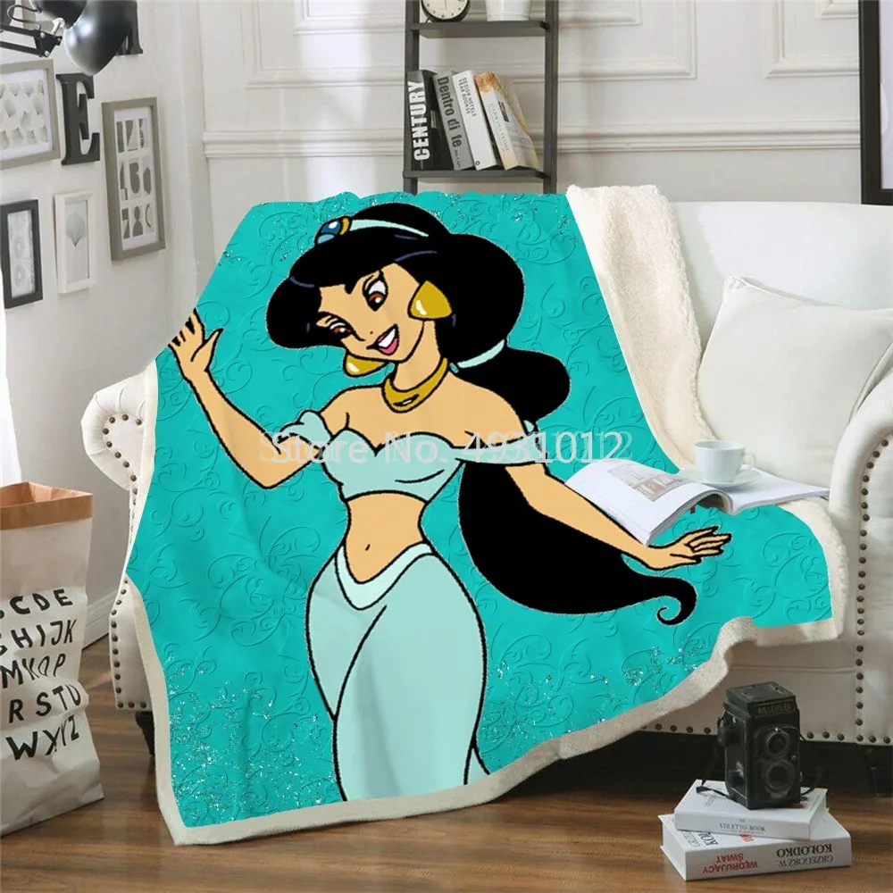 Disney Princess Jasmine Blanket Baby Girl Blanket Disney Disney Princess Throws Blanket