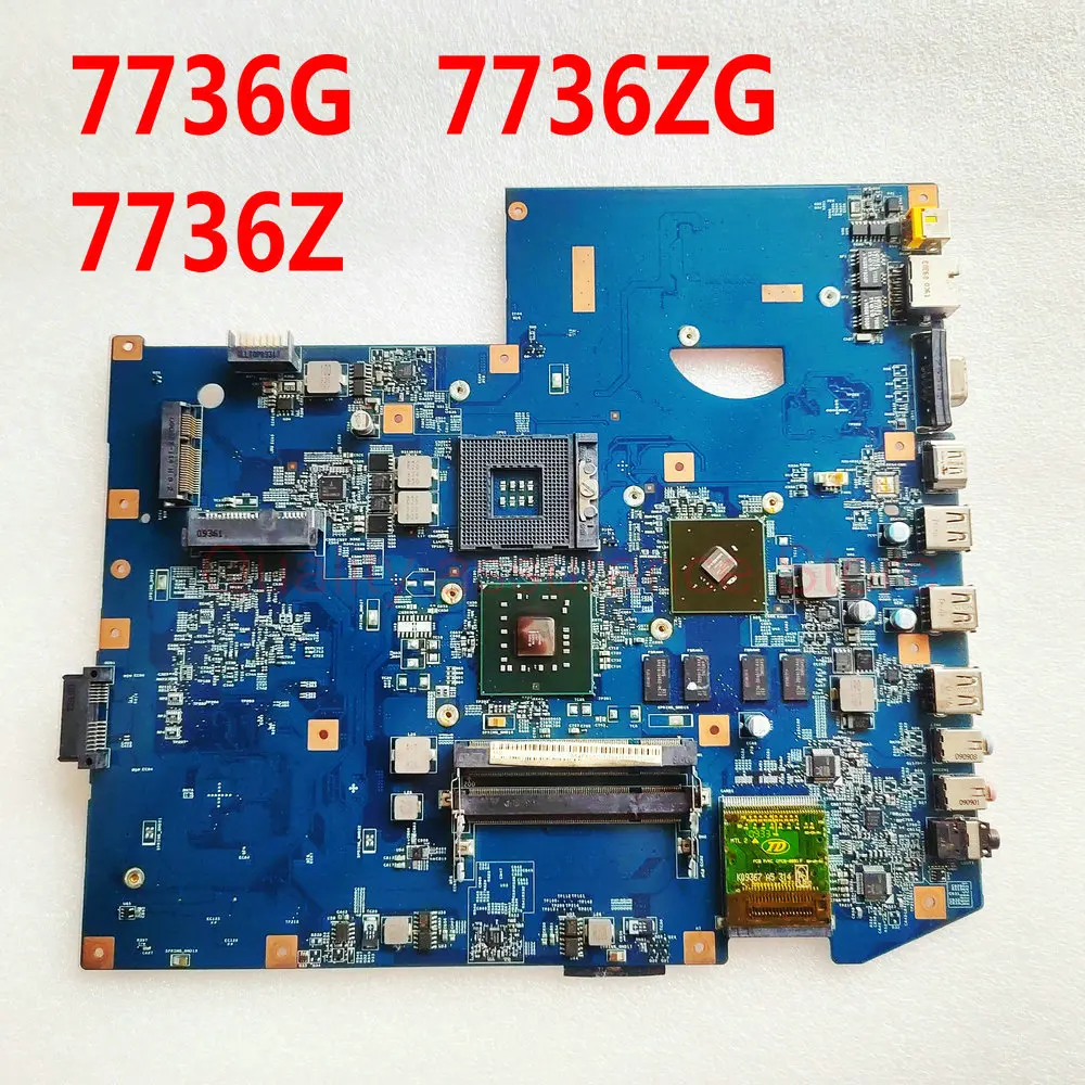 Carte Mère Pour Portable Acer Aspire 7736z - Avec Processeur Dual Core - Pour Pièces Ou Dépannage