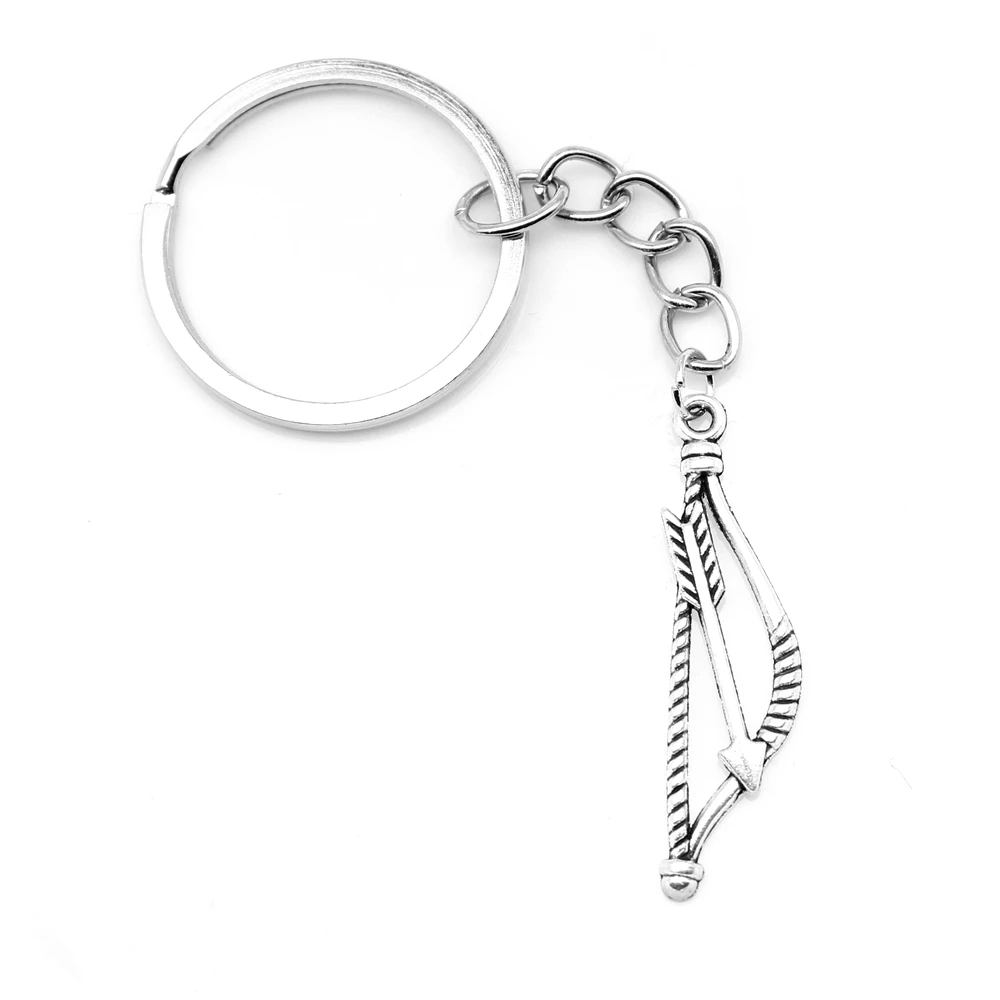 

1 Piece Bow And Arrow Key Chain Chain Party Jewelry 10x38mm