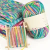 150g segmented dyed gradient colorful yarn, milk cotton, medium coarse hand woven hook, sweater, hat, scarf yarn 2