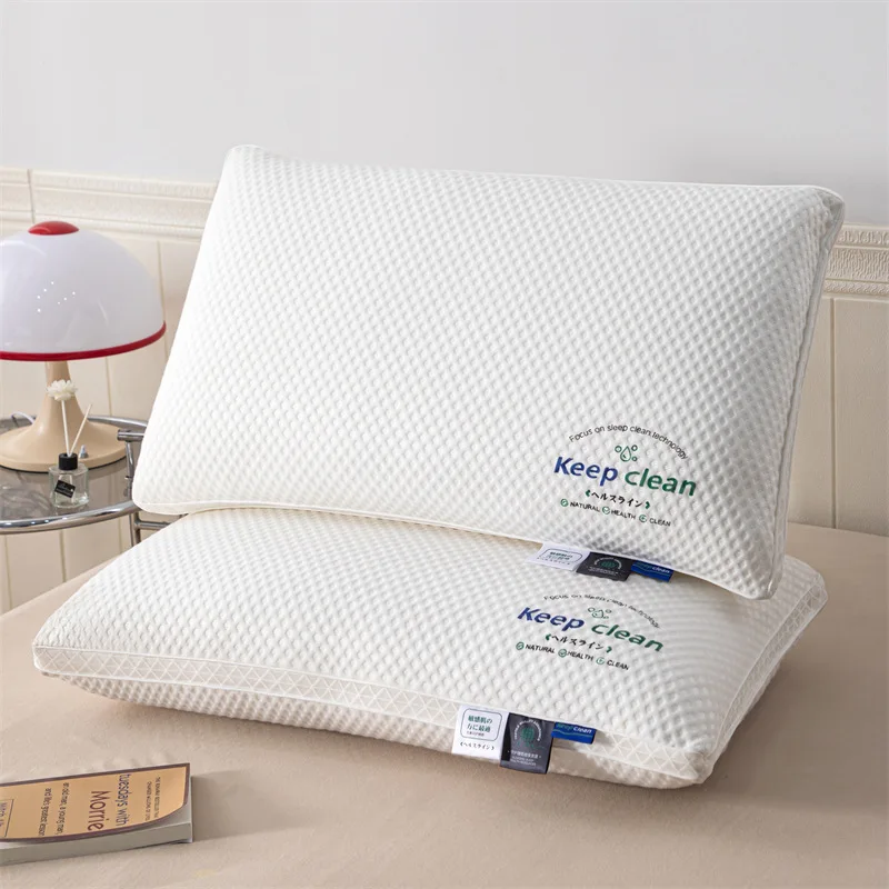 3D Cervical Neck Pillow with High Elasticity and Non Collapse Shape Memory Comfortable Sleeping Pillows Hotel Bedroom Bed Pillow 3