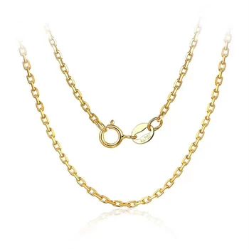 VOJEFEN 18K Gold Necklace Neck Chain Jewelry And Accessories Original Au750 Pure Gold Long Luxury Brand Necklaces Certificate
