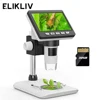 Elikliv EDM43 1000x 1080P Digital Microscope for electronics 4.3" Microscope for cell phones Soldering PCB Repair support PC Lap 1
