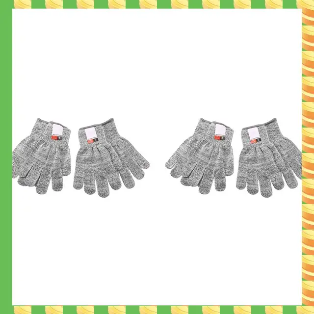 AB53 4 Pairs Cut Resistant Gloves Food Grade Level 5 Hand Protection,Kitchen Cut Gloves For Oyster Shucking(Medium) 1