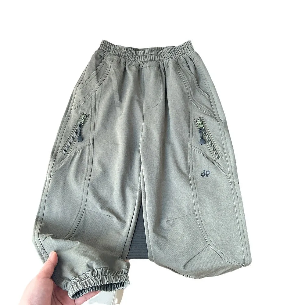 Spring Boys Casual Cool Pants Kids Children Trousers Three Colors