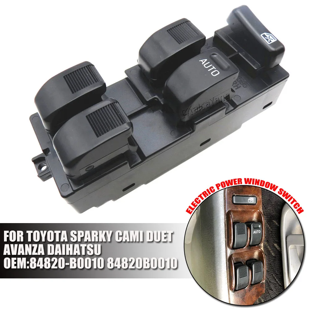 12Pin Rhd Per Toyota Sparky Cami Duet Avanza Daihatsu Electric Power Window Lifter Master Control Switch Muslimah
