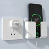 Wall Mount Mobile Phone Holder For Xiaomi Samsung Huawei Phones Charging Stand Lazy Sticky Hanging Remote Control Storage Box 1