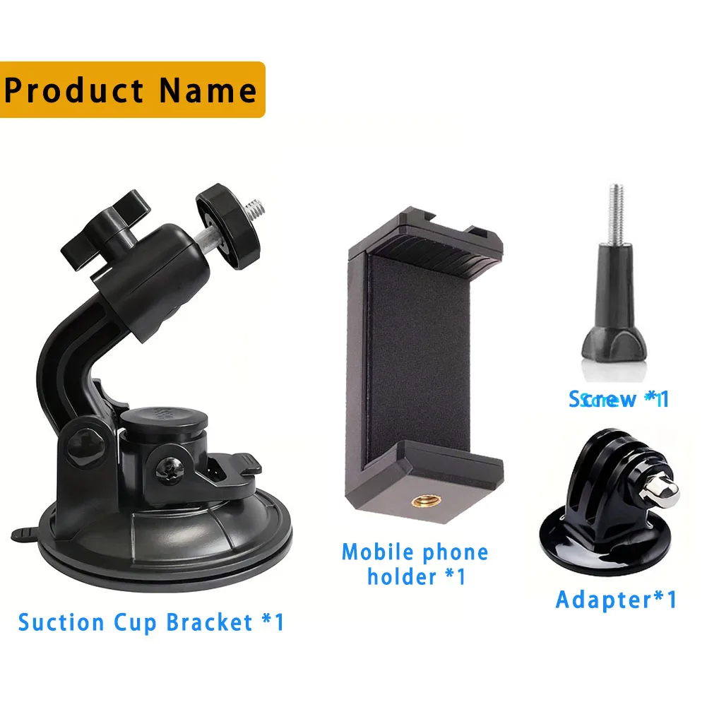 Fixation Caméra Action Voiture Support Ventouse SmallRig SC-1K - Pour Smartphone Et Caméra D'Action - Double Couche - 360° Smallrig 4275