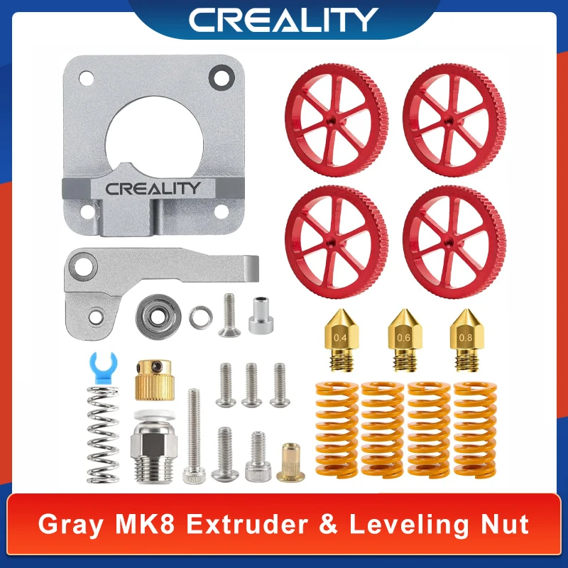 

Original CREALITY Metal MK8 Extruder Kit Aluminum Alloy Block Bowden Extruder 1.75mm Filament For Ender-3/CR-10 3D Printer Parts