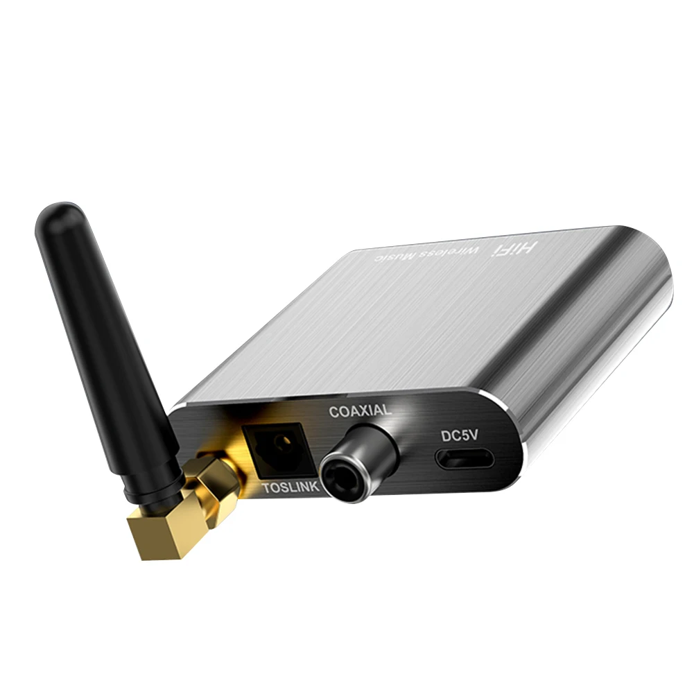 HIFI 오디오 컨버터 AptX-HD 무선 어댑터, Aux Toslink, 동축 출력, 프로젝터 앰프용 블루투스 호환, 3.5mm