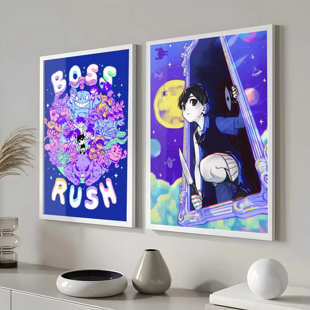 Cartoon O-OmoriS Poster - Holiday Gift & Decorative Wall Art for Home, Restaurant, or Office