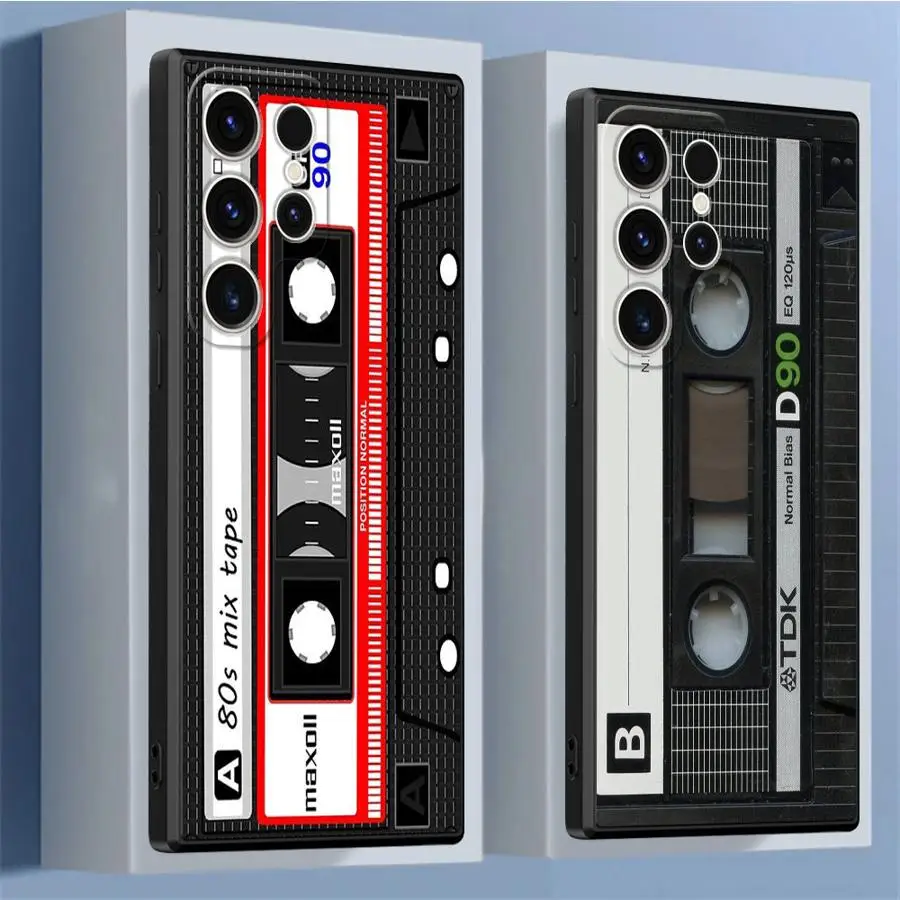 Retro Vintage Camera Cassette Music Phone Case - Stylish Protective Cover