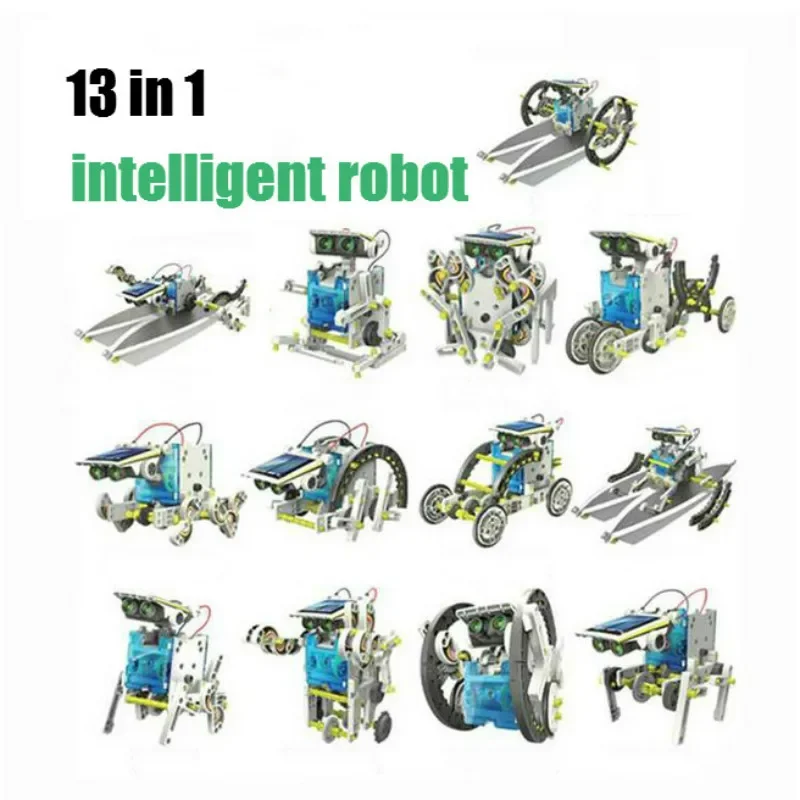 ソーラーロボット 13種類工作キット 太陽光で動く組み立て DIYロボット Amazon | SOONALL ソーラーロボット 13種類工作キット 太陽光で