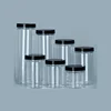 Clear Sealed Can With Lid Plastic Empty Packing Bottle Circular Storage Bucket Biscuit Jar Food Grade Sealed Cans Tank Container 3
