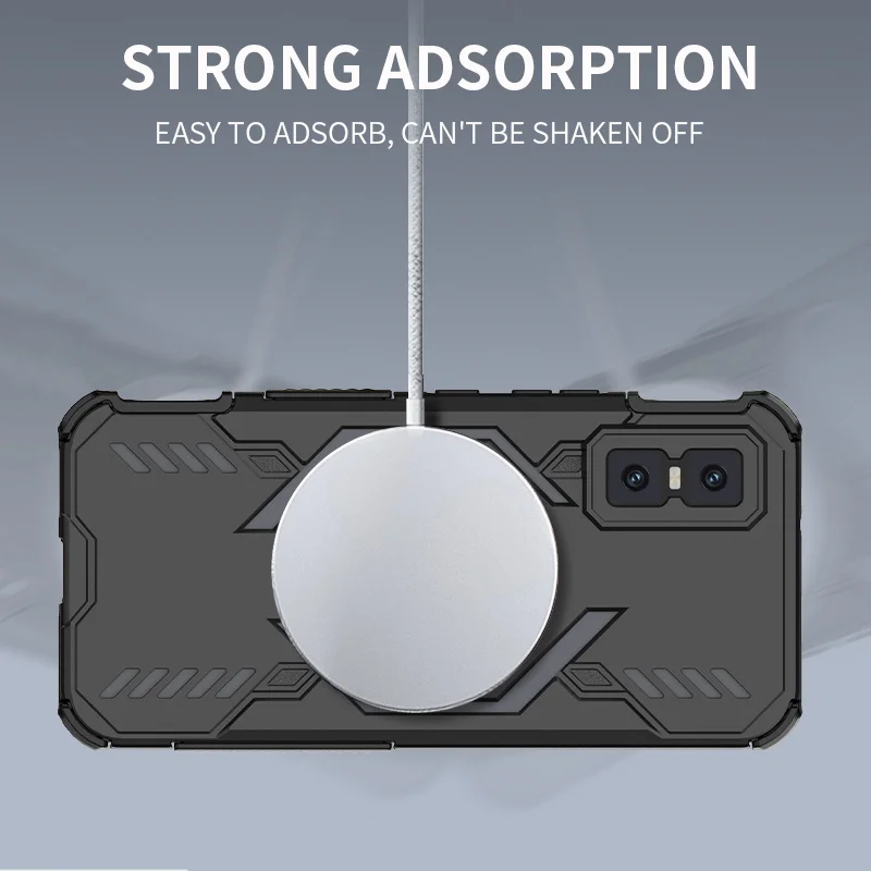 Lens Protection Heat Dissipation Case with Magnetic Wireless Charging Shell