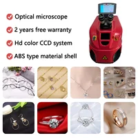 Jewelry Laser Welding Machine CCD Microscope for Ring Bangle Bracelet Gold Silver Platinum Jewelry Laser Welding Machine 80W 2